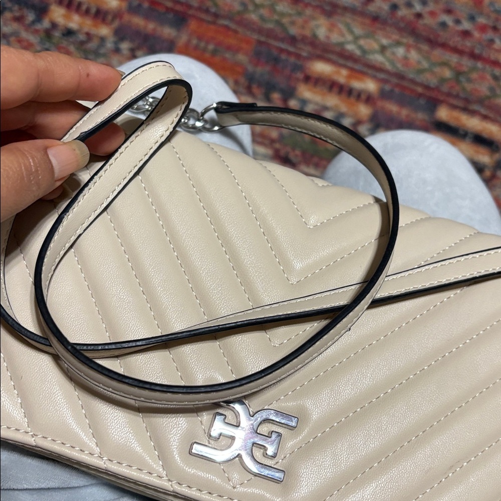 Sam Edelman Cream Quilted Crossbody Bag - Picture 14 of 14